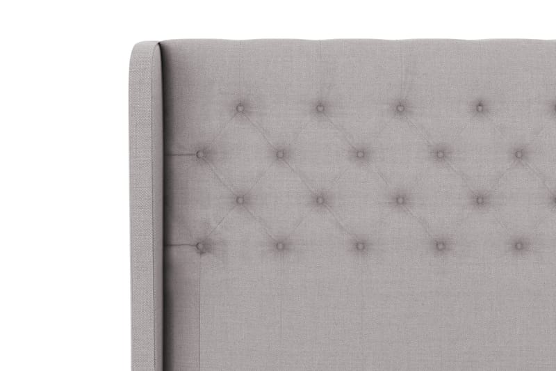 Select sengegavl 140 cm med sider - lysegrå - Sengegavle