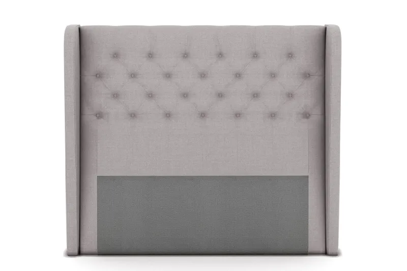 Select sengegavl 140 cm med sider - lysegrå - Møbler - Senge - Sengetilbehør & sengegavl - Sengegavle