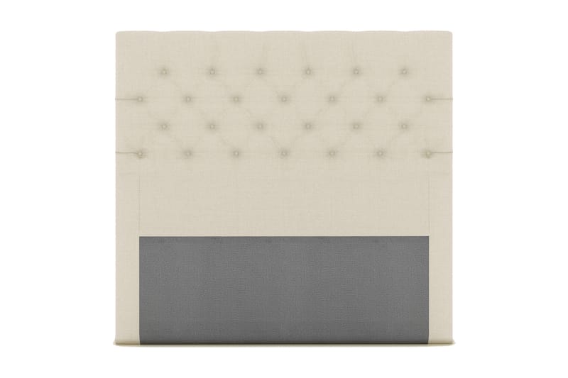 Select sengegavl 160 cm dybt tuftet, Beige