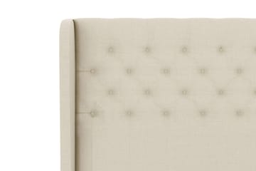 Select sengegavl 180 cm med sider - Beige - Møbler - Senge - Sengetilbehør & sengegavl - Sengegavle