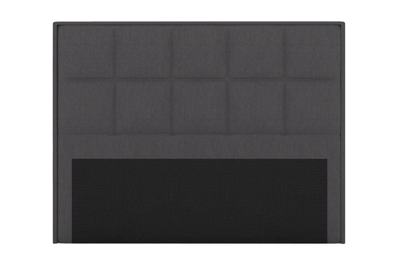 Select sengegavl 180 cm ternet - mørkegrå - Sengegavle
