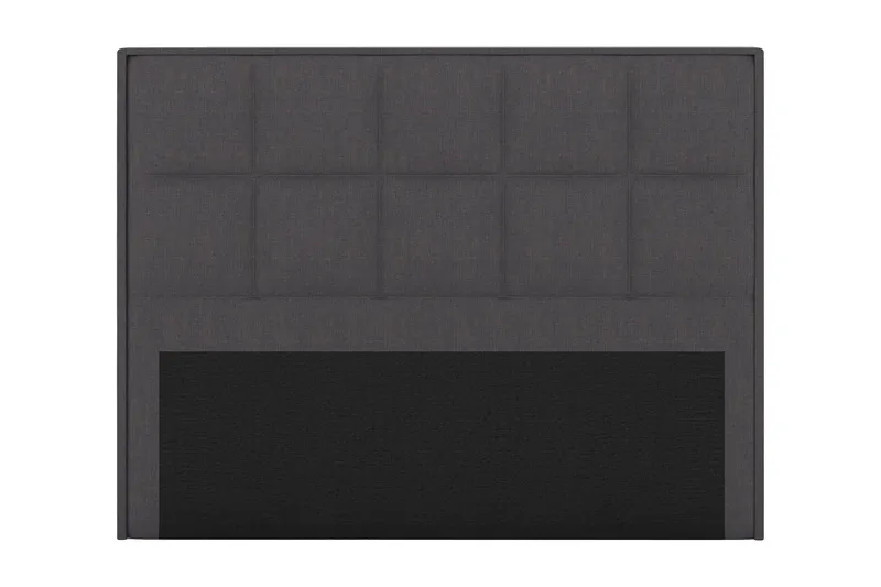 Select sengegavl 180 cm ternet, mørkegrå