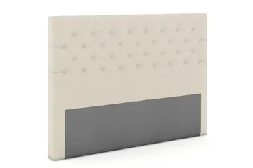 Select sengegavl 210 cm dybt tuftet - Beige - Møbler - Senge - Sengetilbehør & sengegavl - Sengegavle