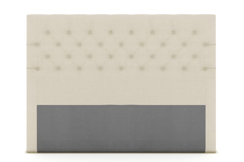 Select sengegavl 210 cm dybt tuftet, Beige