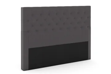 Select sengegavl 210 cm dybt tuftet - mørkegrå - Møbler - Senge - Sengetilbehør & sengegavl - Sengegavle