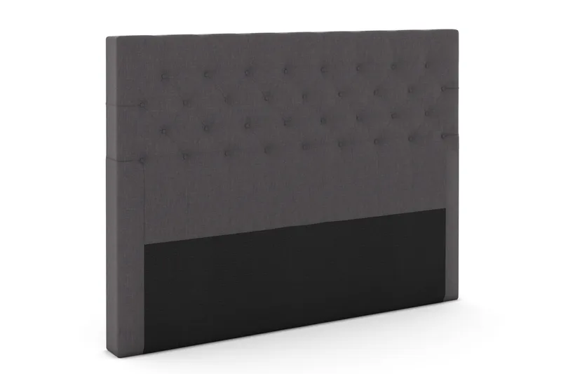 Select sengegavl 210 cm dybt tuftet - mørkegrå - Møbler - Senge - Sengetilbehør & sengegavl - Sengegavle