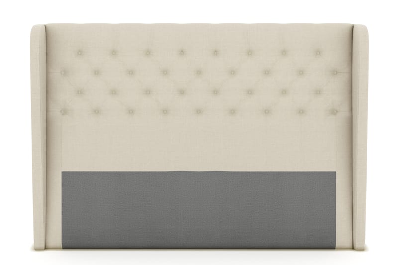 Select sengegavl 210 cm med sider - Beige - Sengegavle