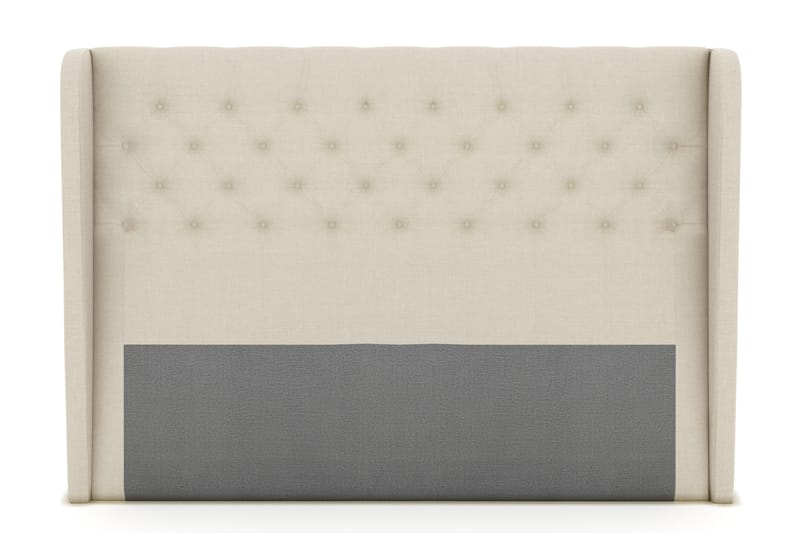 Select sengegavl 210 cm med sider, Beige