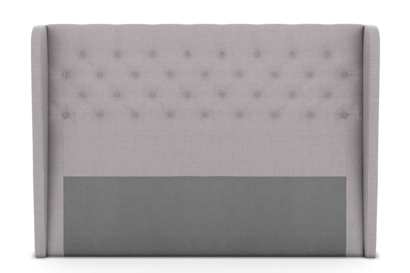 Select sengegavl 210 cm med sider - lysegrå - Møbler - Senge - Sengetilbehør & sengegavl - Sengegavle