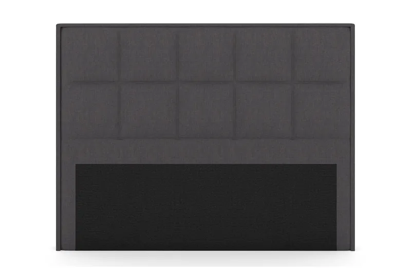 Select sengegavl 210 cm ternet - mørkegrå - Møbler - Senge - Sengetilbehør & sengegavl - Sengegavle