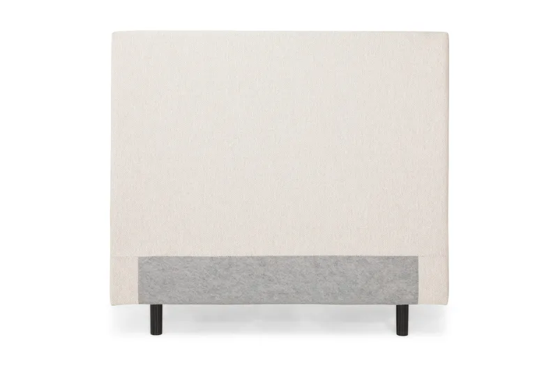 sengegavl 140 cm glat, Beige