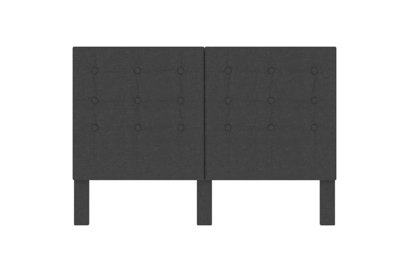 Sengegavl 140X200 cm Stof Mörkegrå - Møbler - Senge - Sengetilbehør & sengegavl - Sengegavle
