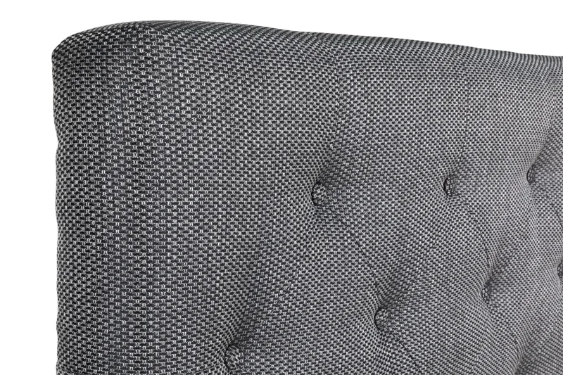 sengegavl 180 cm dybt tuftet - mørkegrå - Møbler - Senge - Sengetilbehør & sengegavl - Sengegavle