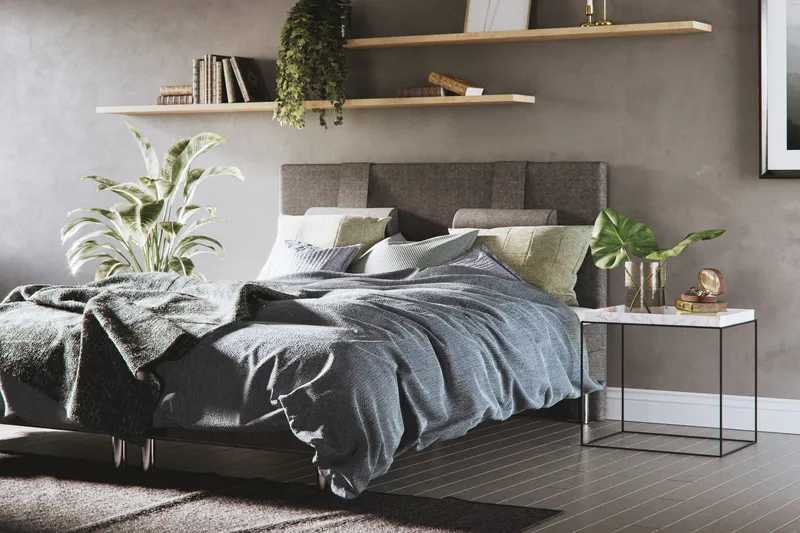 Sengegavl Basic Home Dream Lyx Sengegavl 160 cm Sort 160