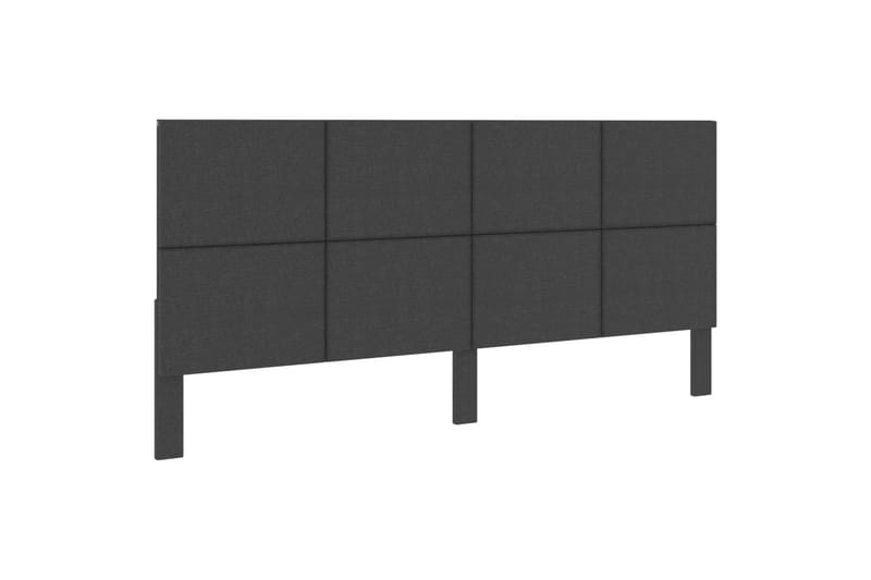 Sengegavl Med Mönster 200X200 cm Stof Mörkegrå - Møbler - Senge - Sengetilbehør & sengegavl - Sengegavle
