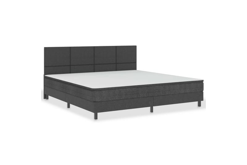 Sengegavl Med Mönster 200X200 cm Stof Mörkegrå - Møbler - Senge - Sengetilbehør & sengegavl - Sengegavle