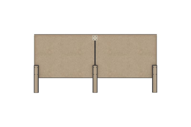 Sengegavl Med Mönster 200X200 cm Stof Mörkegrå - Møbler - Senge - Sengetilbehør & sengegavl - Sengegavle