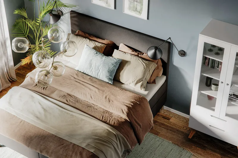 Sleepy Sengegavl 160 cm - Sort - Møbler - Senge - Sengetilbehør & sengegavl - Sengegavle