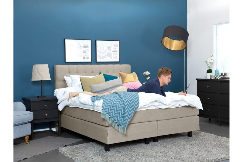 Wynne sengegavl 160 cm - Beige - Møbler - Senge - Sengetilbehør & sengegavl - Sengegavle