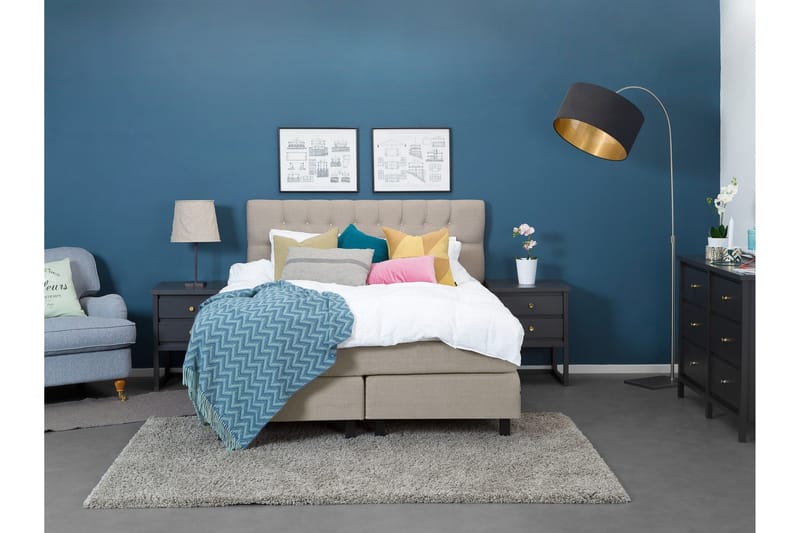Wynne sengegavl 160 cm - Beige - Møbler - Senge - Sengetilbehør & sengegavl - Sengegavle