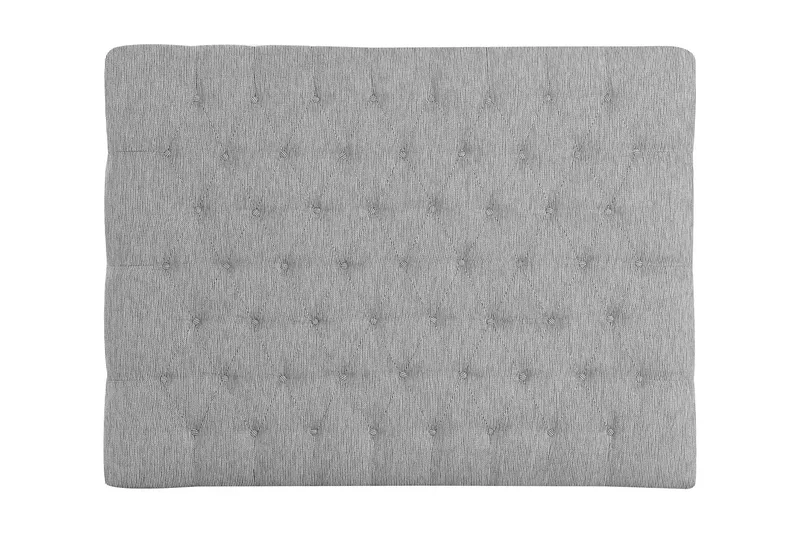 Wynne sengegavl 160 cm, lysegrå