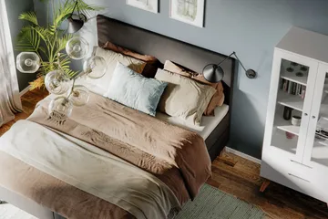 Sleepy Sengegavl 160 cm - Sort - Møbler - Senge - Sengetilbehør & sengegavl - Sengegavle