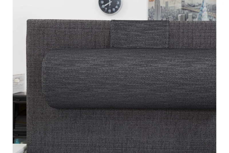 Viken Bas Stor Nakkepude - Grå - Møbler - Senge - Sengetilbehør & sengegavl