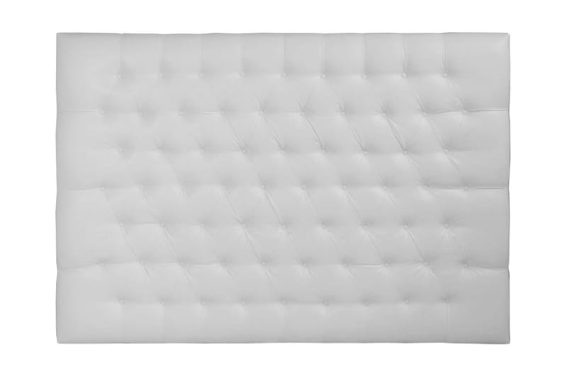 Vintage sengegavl 180 cm Läder - hvid - Sengegavle