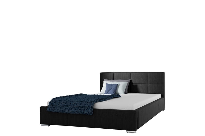 Sirdal Sengeramme 160x200 cm, Sort