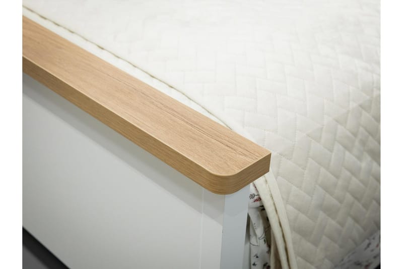 Storys Sengeramme 200x90 cm - Hvid - Møbler - Senge - Sengeramme & sengestel