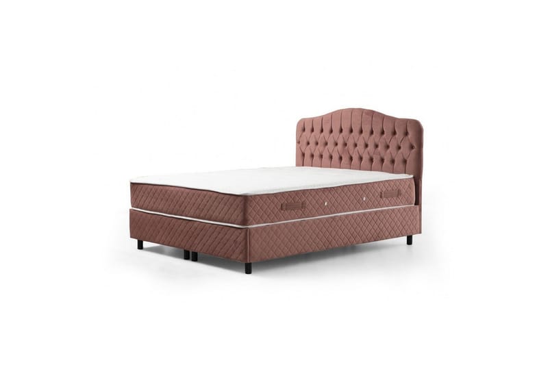 Subato Sengepakke Kontinentalseng 150x200 cm - Blush pink - Møbler - Senge - Komplet sengepakke