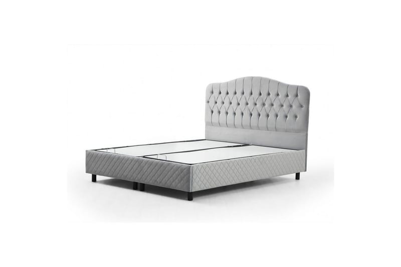 Subato Sengestel 150x200 cm - Grå - Møbler - Senge - Sengeramme & sengestel