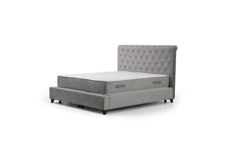 Subra Komplet Sengepakke 150x200 cm - Grå - Møbler - Senge - Komplet sengepakke