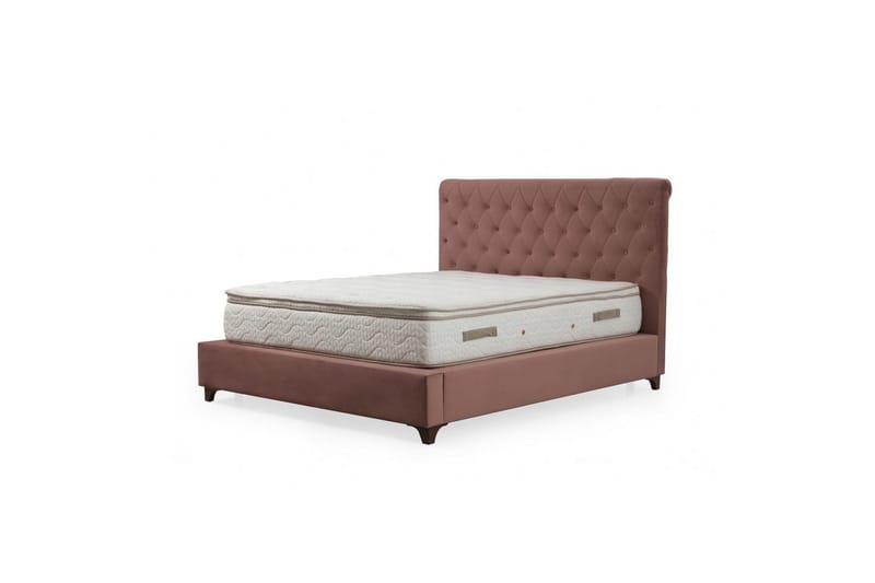 Subra Komplet Sengepakke 160x200 cm - Blush pink - Møbler - Senge - Komplet sengepakke