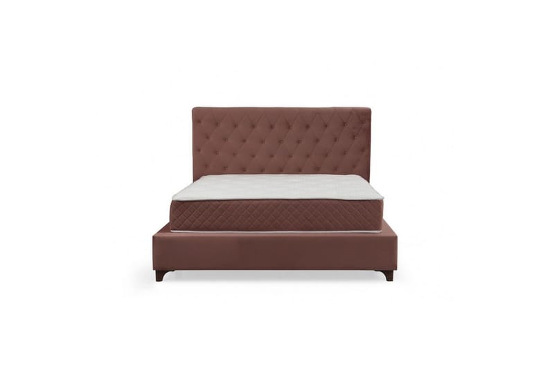 Subra Komplet Sengepakke 160x200 cm - Koralrosa - Møbler - Senge - Komplet sengepakke
