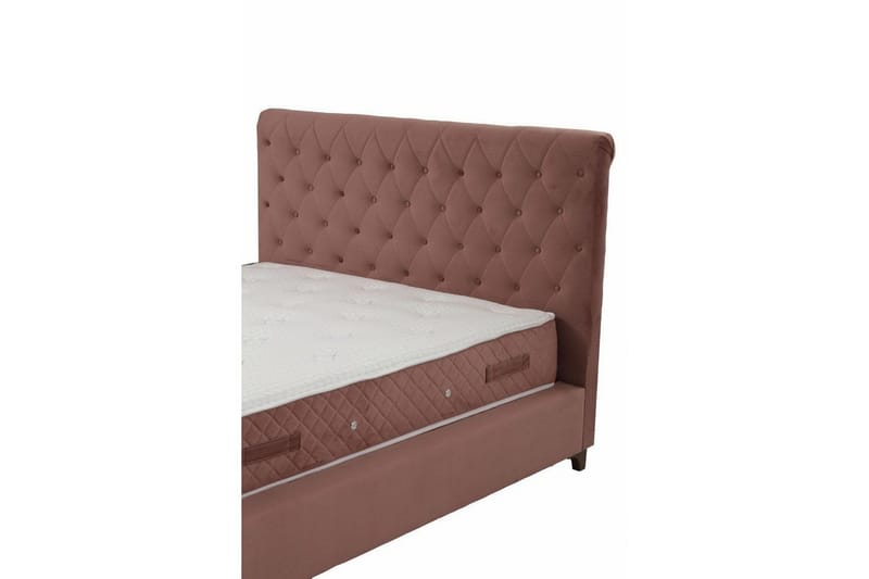 Subra Komplet Sengepakke 160x200 cm - Koralrosa - Møbler - Senge - Komplet sengepakke