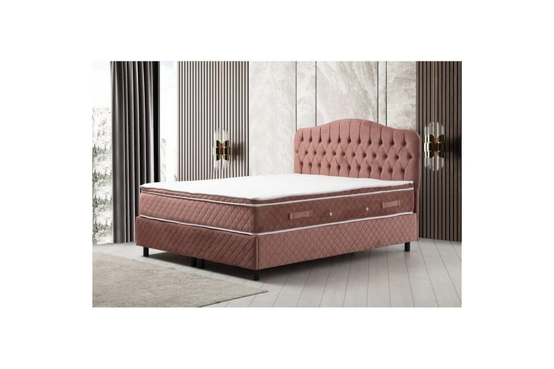 Sufiya Komplet Sengepakke - Blush pink - Møbler - Senge - Komplet sengepakke