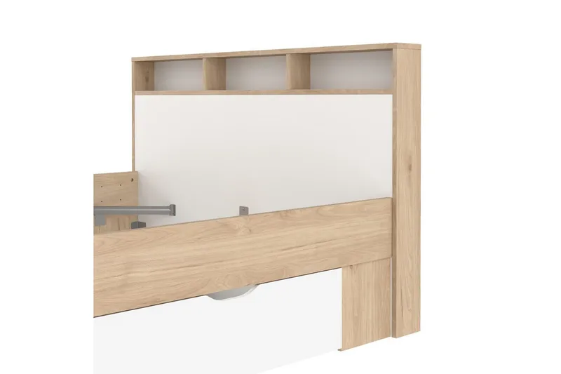 Sumita Sengestel 140x190 cm - Natur/Hvid - Møbler - Senge - Sengeramme & sengestel