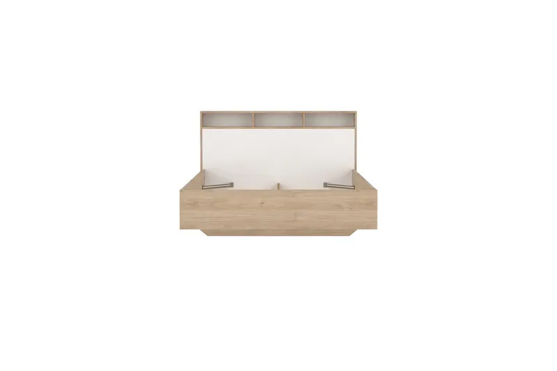 Sumita Sengestel 140x190 cm - Natur/Hvid - Møbler - Senge - Sengeramme & sengestel