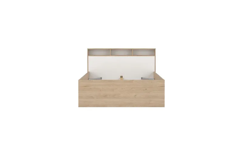 Sumita Sengestel 140x190 cm - Natur/Hvid - Møbler - Senge - Sengeramme & sengestel