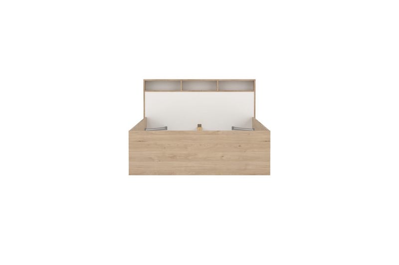 Sumita Sengestel 140x190 cm - Natur/Hvid - Møbler - Senge - Sengeramme & sengestel