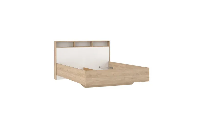 Sumita Sengestel 140x190 cm - Natur/Hvid - Møbler - Senge - Sengeramme & sengestel