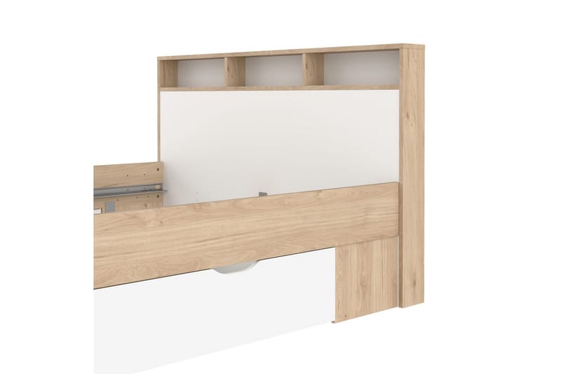 Sumita Sengestel 140x200 cm - Natur/Hvid - Møbler - Senge - Sengeramme & sengestel