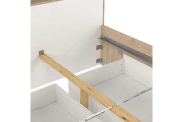 Sumita Sengestel 140x200 cm - Natur/Hvid - Møbler - Senge - Sengeramme & sengestel