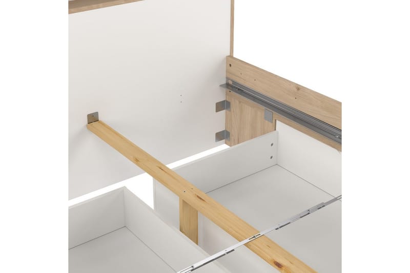 Sumita Sengestel 140x200 cm - Natur/Hvid - Møbler - Senge - Sengeramme & sengestel