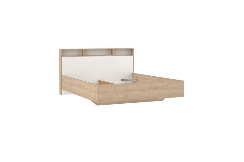 Sumita Sengestel 160x200 cm - Natur/Hvid - Møbler - Senge - Sengeramme & sengestel