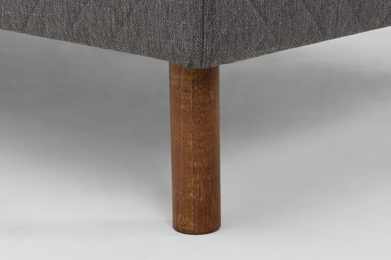 Sundborn boksseng 105x200 middel/hård Latex - Grå - Møbler - Senge - Enkeltsenge