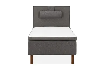 Sundborn boksseng 105x200 middel/hård Latex - Grå - Møbler - Senge - Enkeltsenge