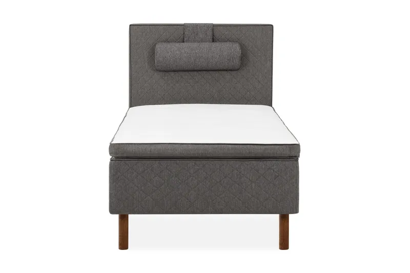 Sundborn boksseng 105x200 middel/hård Latex, Grå