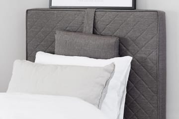 Sundborn boksseng 90x200 - Grå - Møbler - Senge - Enkeltsenge